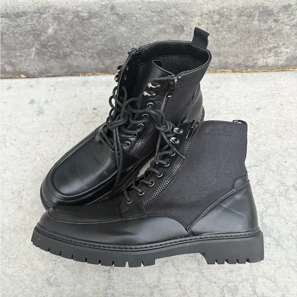 Steve Madden Bragg Combat Boot Size 8 Men's